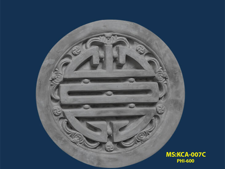 phù điêu xi măng trang trí mặt tiền tại bình dương KCA007C