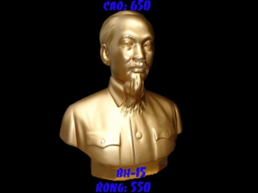 Thạch cao | BÁO GIÁ TƯỢNG BÁC HỒ THẠCH CAO SƠN NHŨ VÀNG MỚI NHẤT