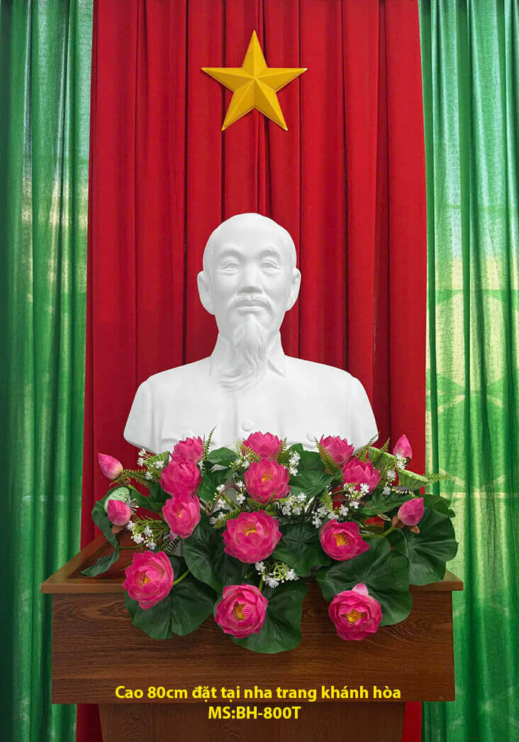 mua bán Tượng bác hồ thạch cao tại hà nội hải phòng BH800T