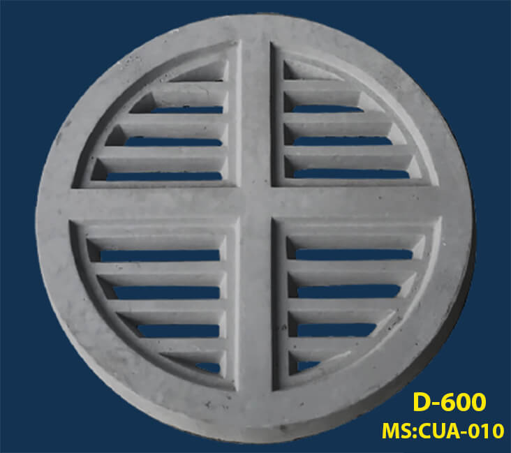 lục bình xi măng, con tiện bê tông, đầu cột tại châu thành CUA010