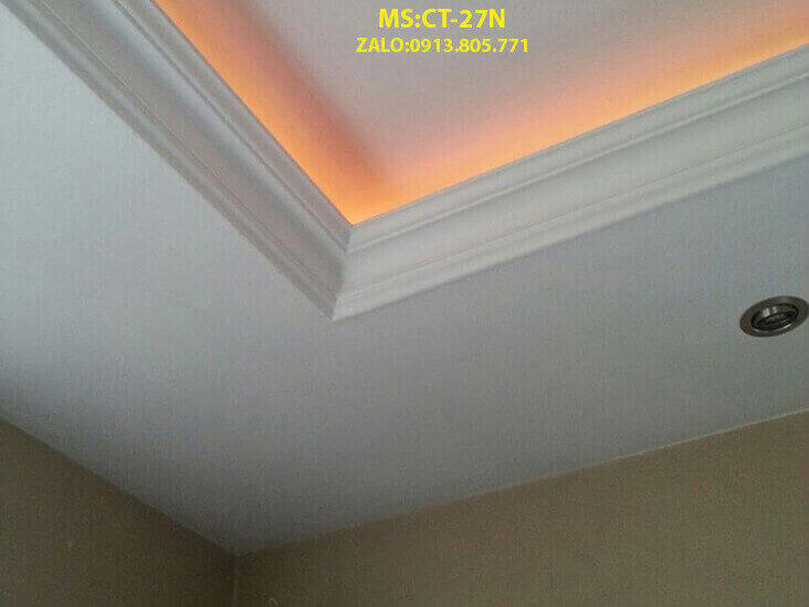 giá nhân công lắp đặt phào chỉ pu thạch cao CT27N